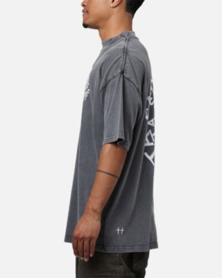 Men's Vortex Mock T-Shirt, S, Charcoal
