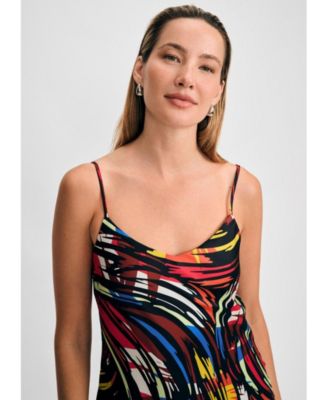 Женское платье-комбинация на тонких бретельках от Isaac Mizrahi