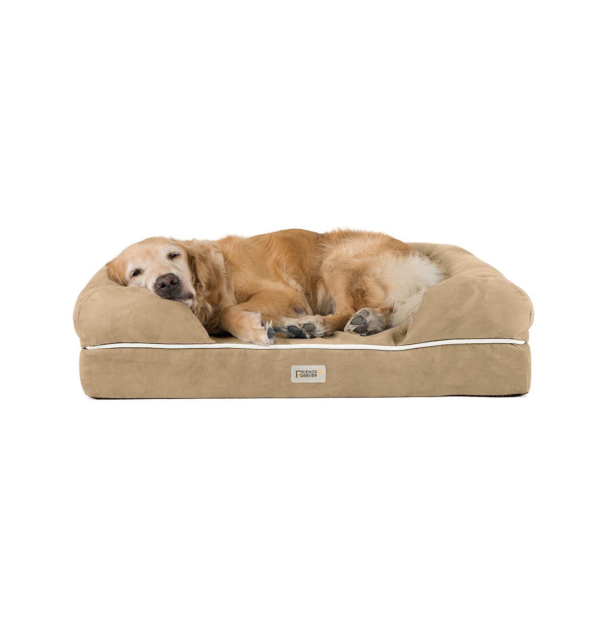 Pet Couch with Solid Memory Foam - Khaki
