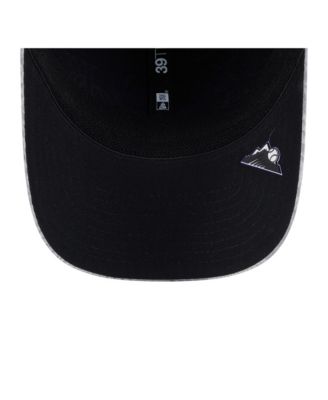 Men's Gray Colorado Rockies 2025 MLB Clubhouse 39THIRTY Flex Hat