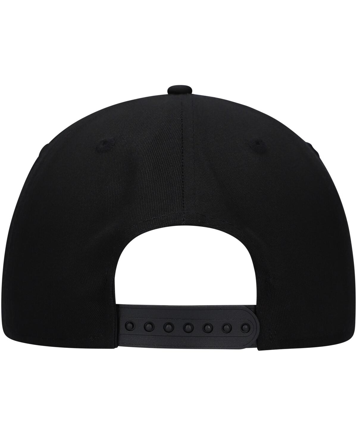 NEW ERA MEN'S BLACK PITTSBURGH PIRATES GOLFER SNAPBACK HAT 