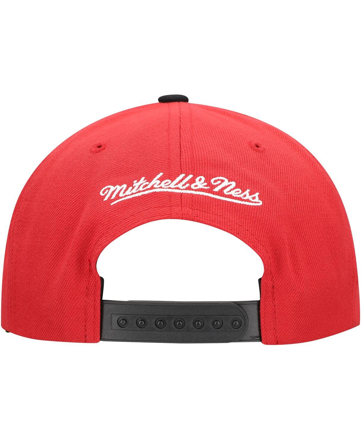 Mitchell & Ness Men's Red New Jersey Devils Soul Triple Up Snapback Hat In Red