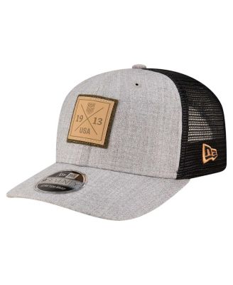 New Era - Men's Heather Gray USMNT 9SEVENTY COOLERA Stretch-Snap Adjustable Hat