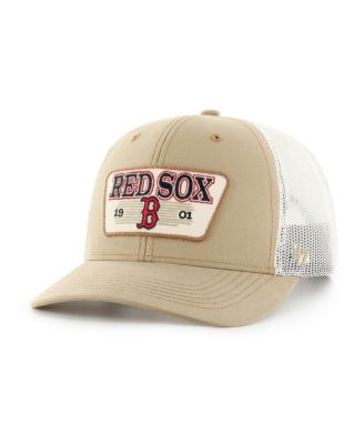 '47 Brand - Men's Khaki Boston Red Sox Ridgewood Trucker Adjustable Hats