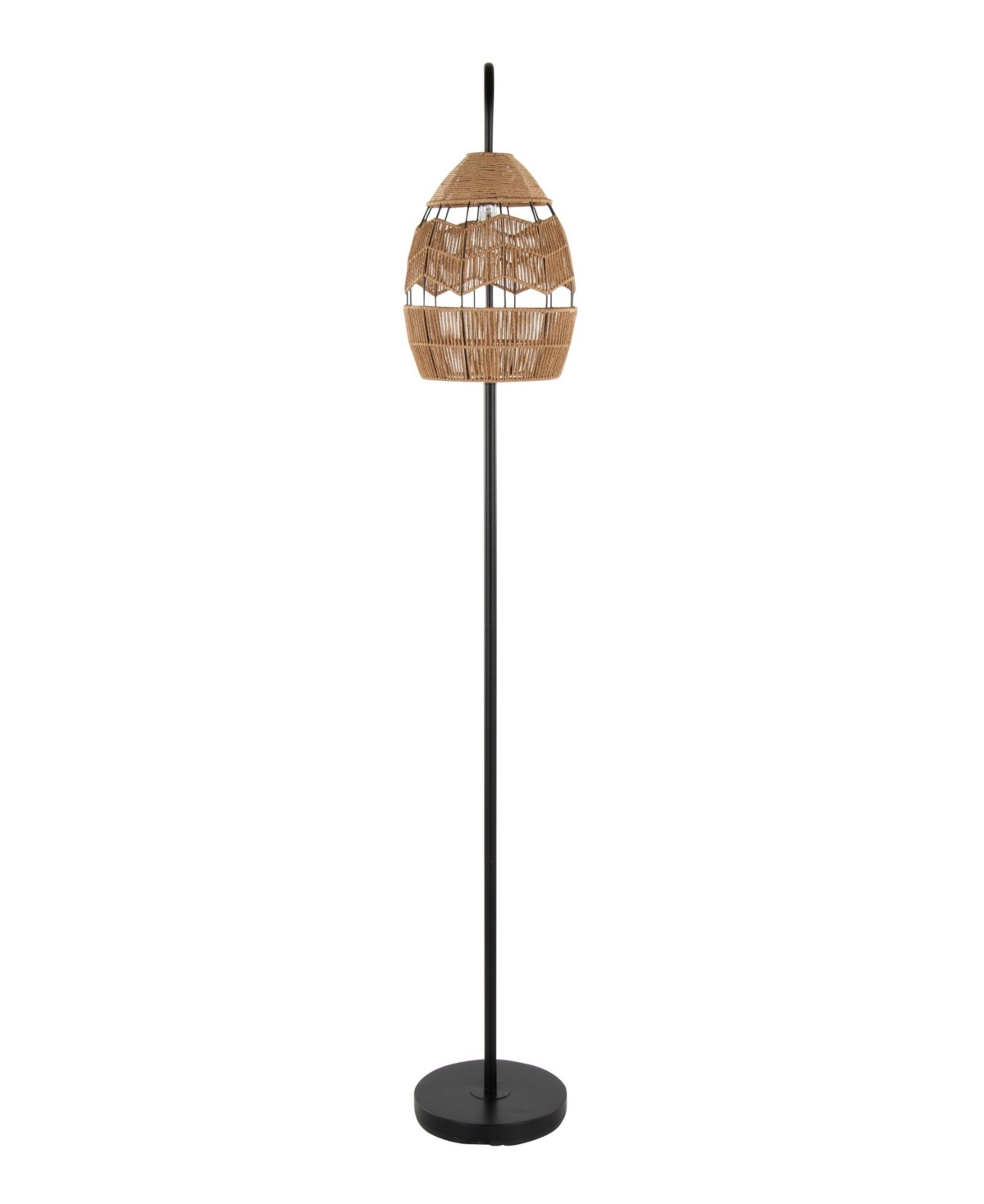Lumisource Congo 64" Metal Floor Lamp In Black,brown
