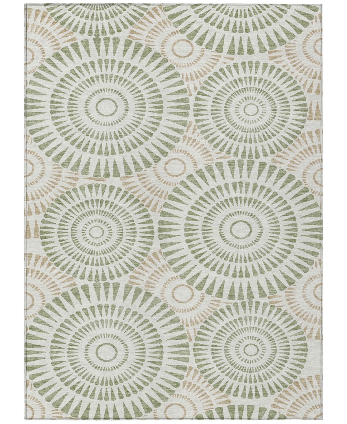 Addison Chantille Acn877 5'x7'6 Area Rug In Sage