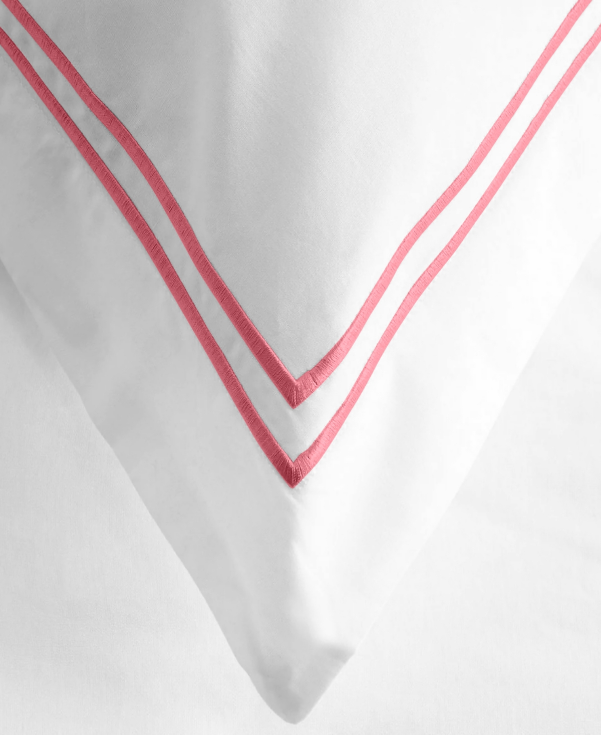 Ella Jayne 100% Cotton Percale Satin Stitched 3-pc. Duvet Cover Set, King/california King In Coral Pink