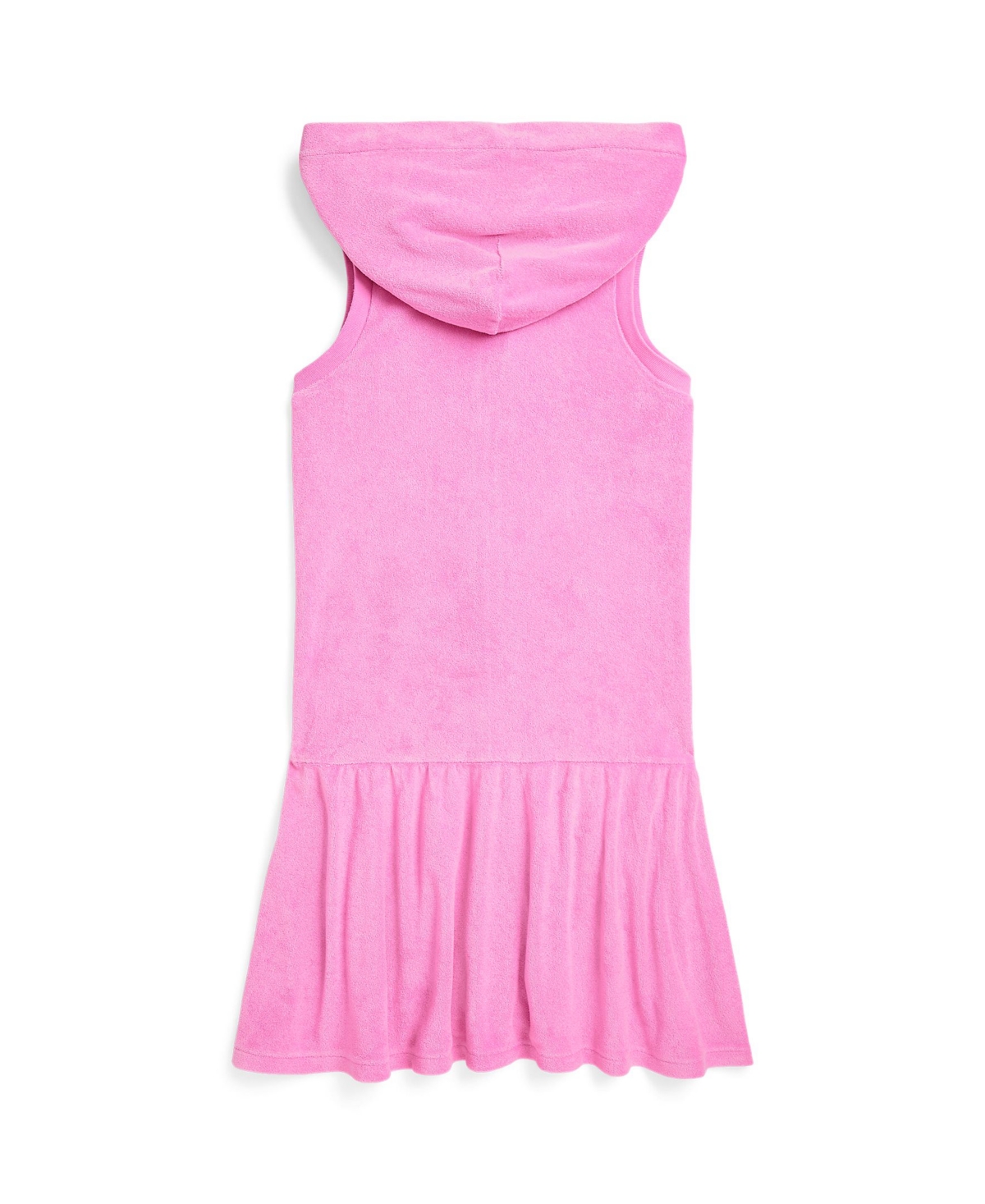Polo Ralph Lauren Hooded Terry Cover-up In Laguna Pink,nevis