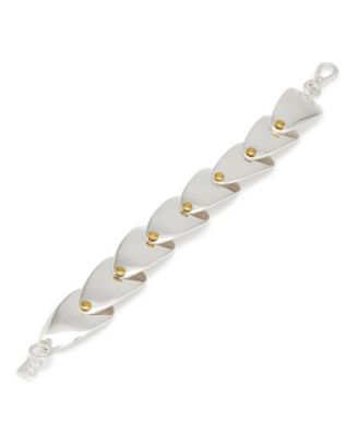 Robert Lee Morris Soho Two-Tone Leaf Layered Link Bracelet 16790₽