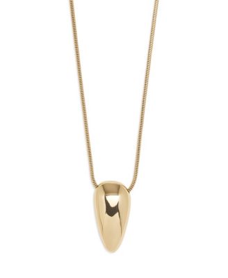 Robert Lee Morris Soho Leaf Pendant Necklace