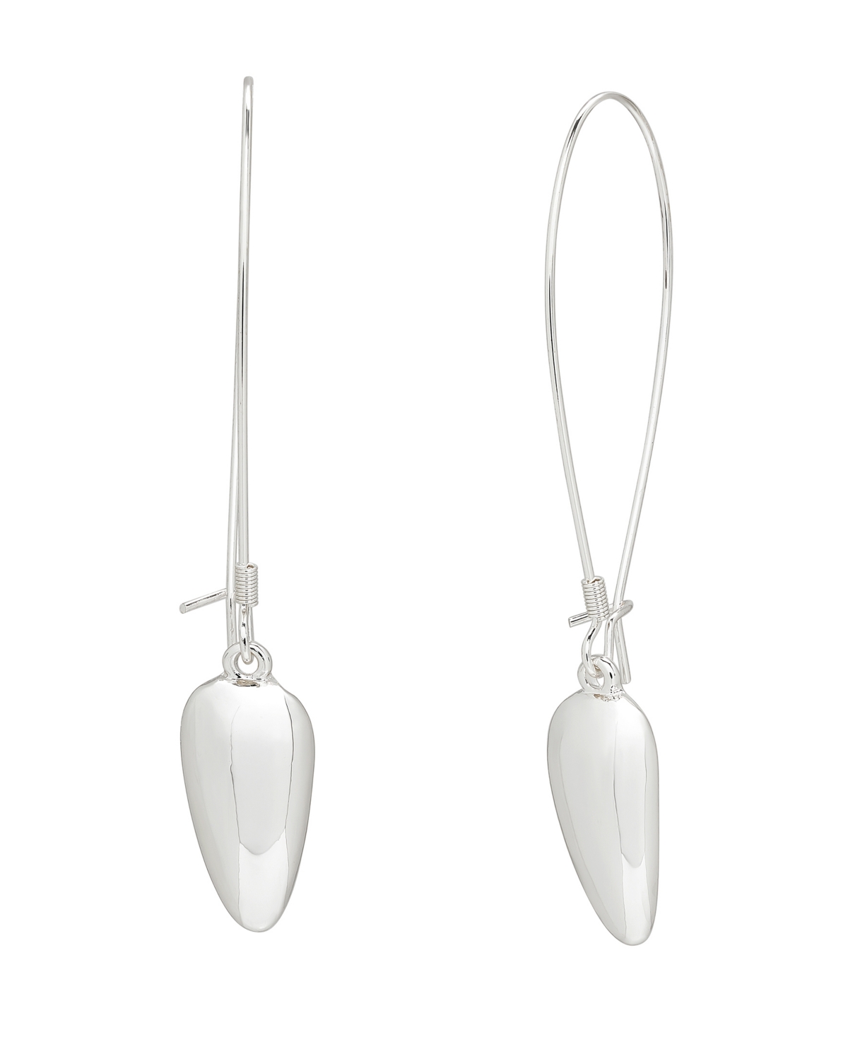 Leaf Dangle Earrings - Gold