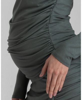 Maternity Ruched Soft Bamboo Jersey Olimpia Top