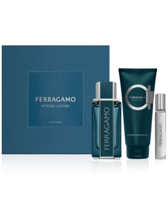 Мужские духи Salvatore Ferragamo, 3 шт. Подарочный набор парфюмированной воды Ferragamo Intense Leather