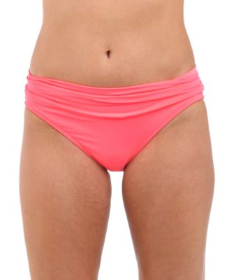 La Blanca - Shirred Banded Hipster Bikini Bottoms