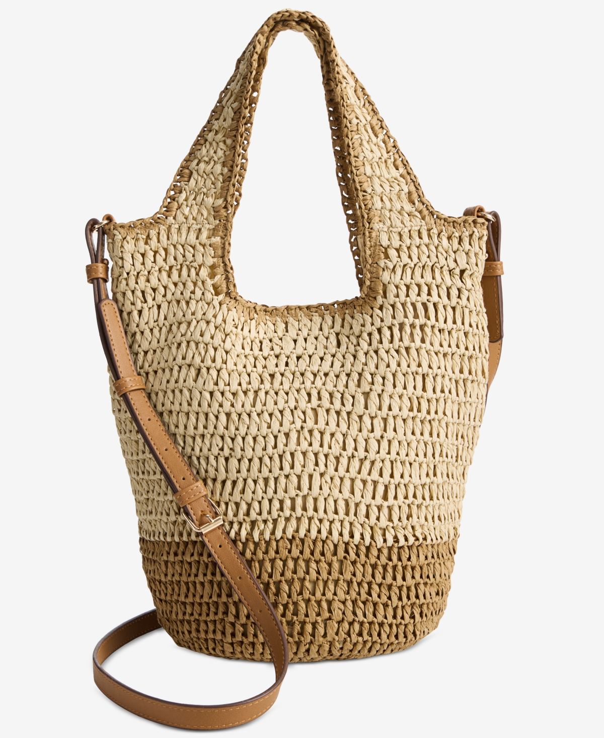 Small Soft Packable Tote, Exclusively at Macy's - Natural/ Brown