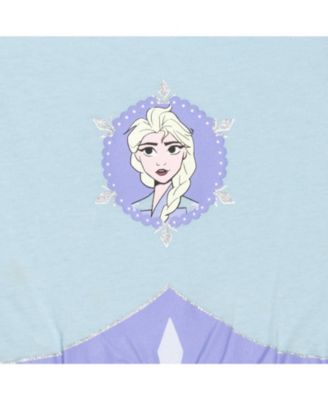 Disney Frozen Girls Romper With Skirt Overlay Toddler |Child