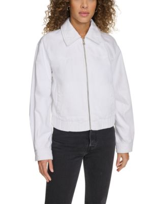 Levi's - Women's Western Zip-Front Denim Bomber Jacket