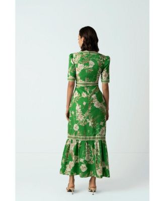 Женское зеленое платье Raishma Darcie от студии Raishma Studio