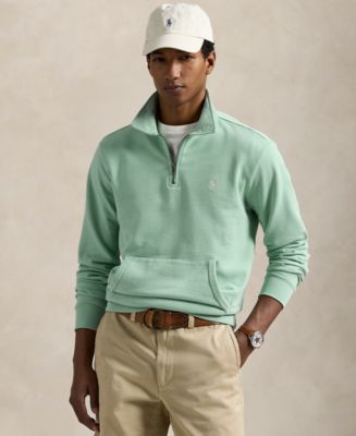 【POLO RALPH LAUREN】 Loopback Fleece Quarter-Zip Sweatshirt Polo Ralph Lauren Men's Loopback Fleece Quarter-Zip