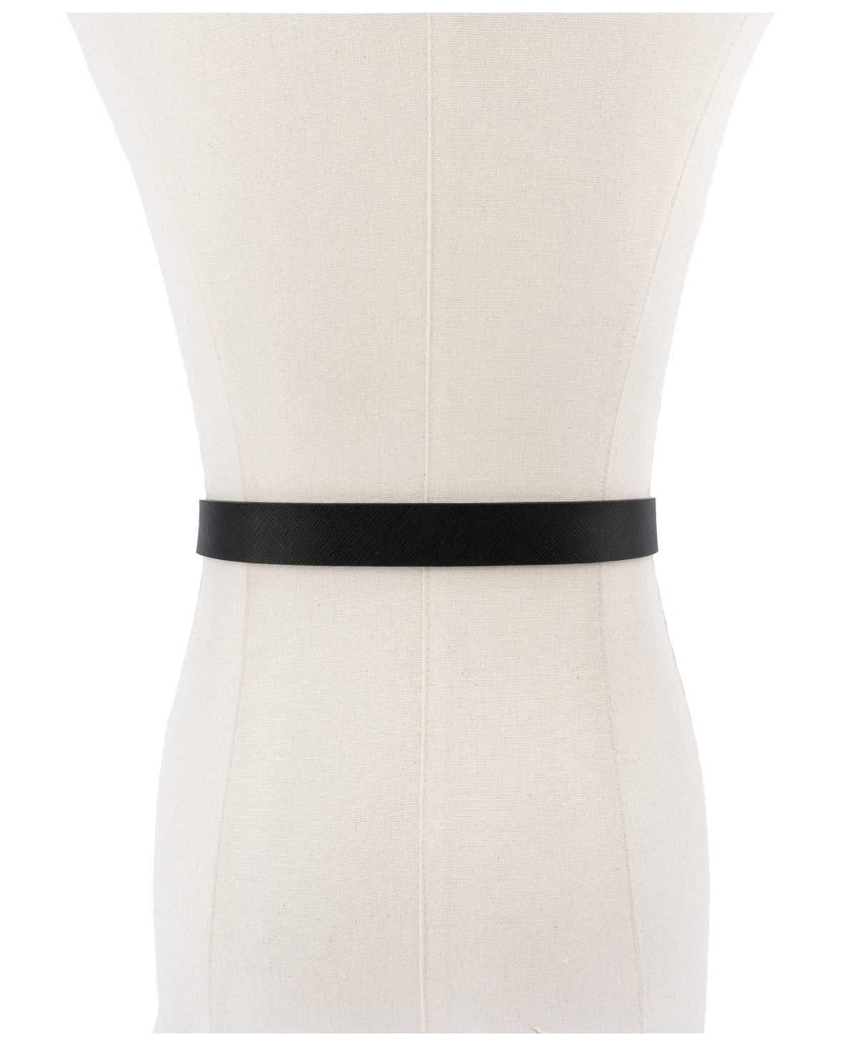 Michael Kors 25mm Reversible Leather Belt In Black