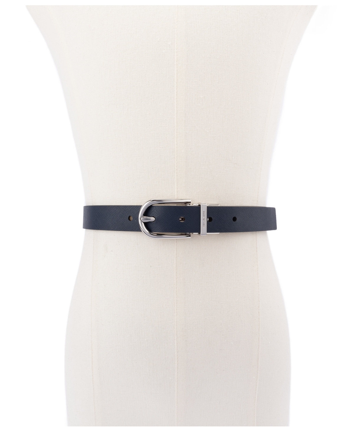 Michael Kors 25mm Reversible Leather Belt In Luggage