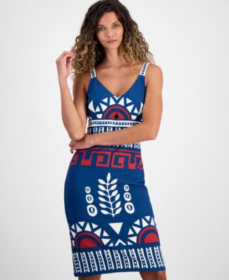 Женское платье-футляр с принтом Kaliope от RACHEL Rachel Roy