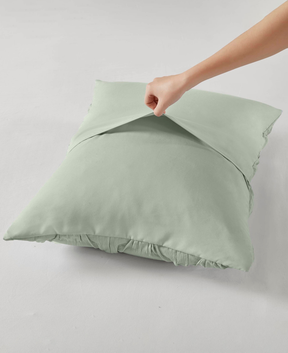 510 Design Bailey Diamond Pucker Woven 3-pc. Comforter Set, Twin/twin Xl In Green