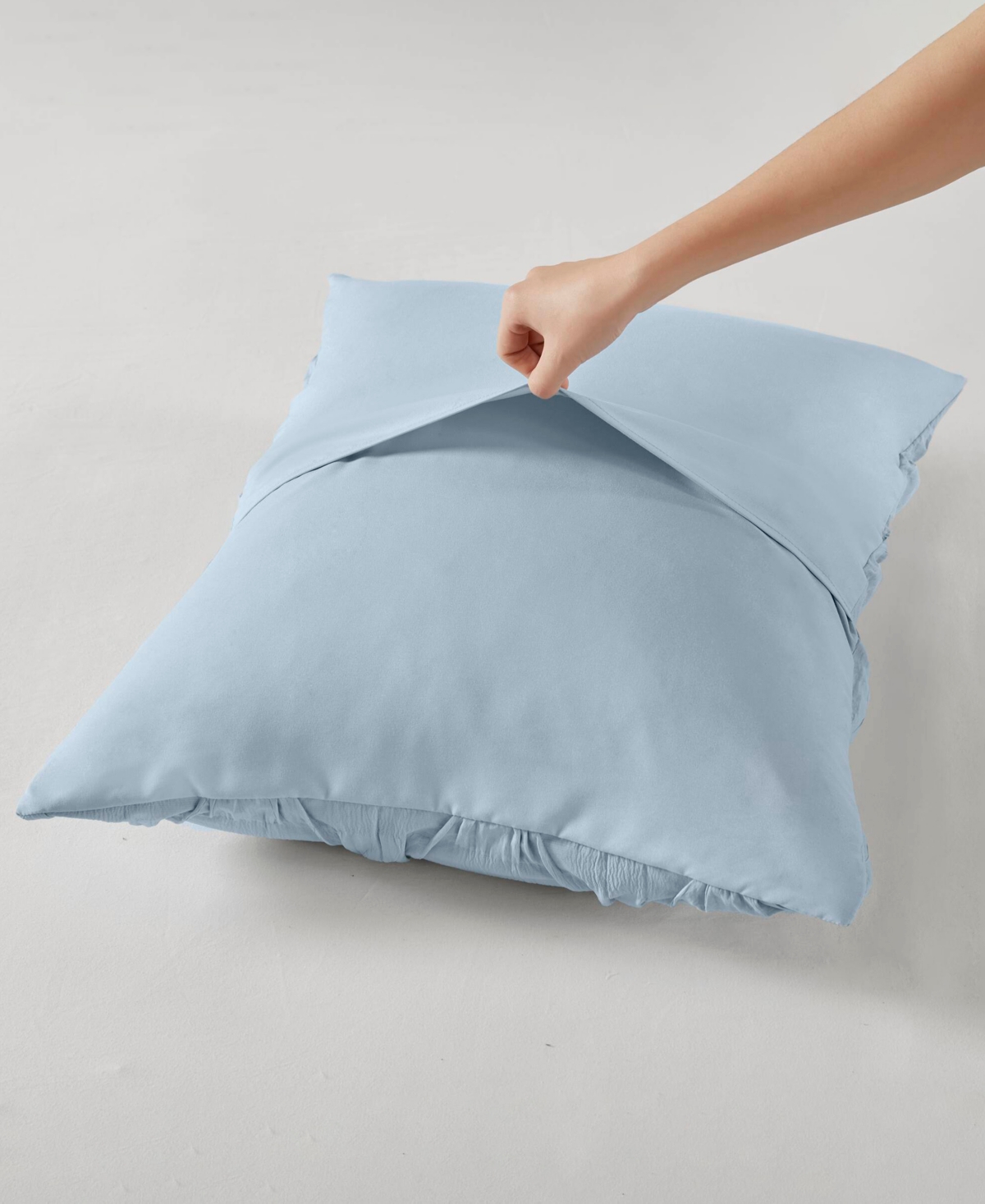 510 Design Bailey Diamond Pucker Woven 4-pc. Comforter Set, Full/queen In Blue