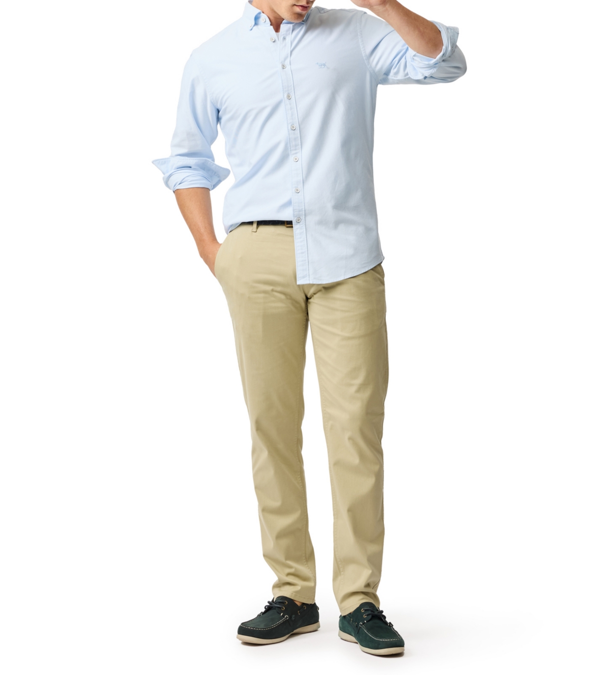 Rodd & Gunn Thomas Road Stretch Cotton Flat Front Chinos In Brown