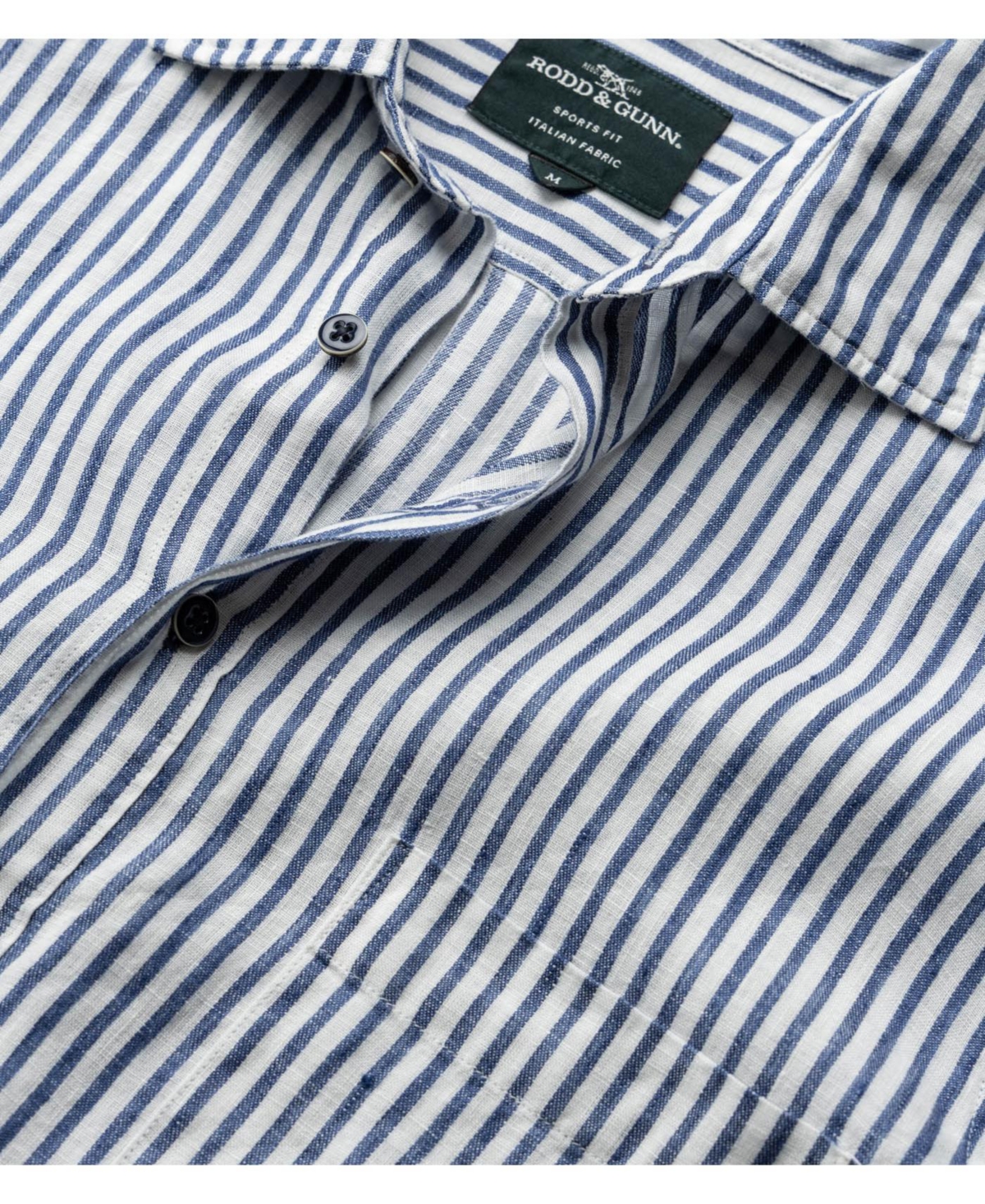 Rodd & Gunn Men's Port Charles Sports Fit Shirt In Blue