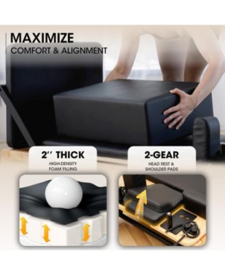 Pilates Reformer, Foldable Reformer Pilates Machine for Home Use, with Dual Resistance- Springs and Cords, Pilates Equipment for Home Workouts with Jump Board