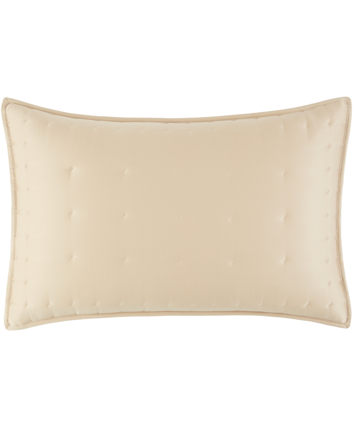 Hammered Silk Sham, Standard - Platinum