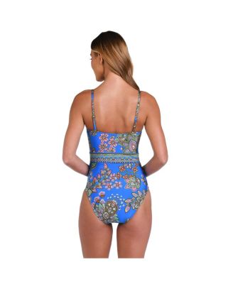 Женский цельный купальник Sunshine 79, бандо Beatnik Blossoms