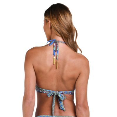 Sunshine 79 Женский топ-бюстгальтер Swim Beatnik Blossoms с завязками на бретелях