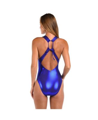 Женский цельный купальник Sunshine 79 Sea Sparkle с V-образным вырезом