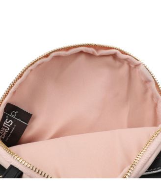 Snoopy Christmas Dog House Pink 7.75" Dome Crossbody Bag