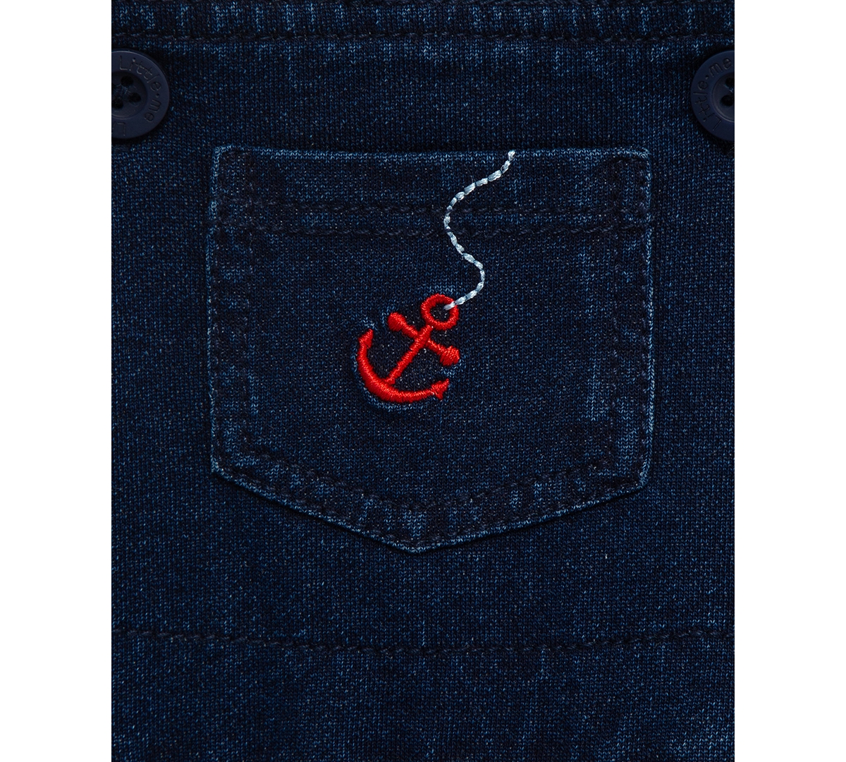 Little Me Baby Boys 2-pc. Stripe T-shirt & Sailboat Shortall Set In Red,navy