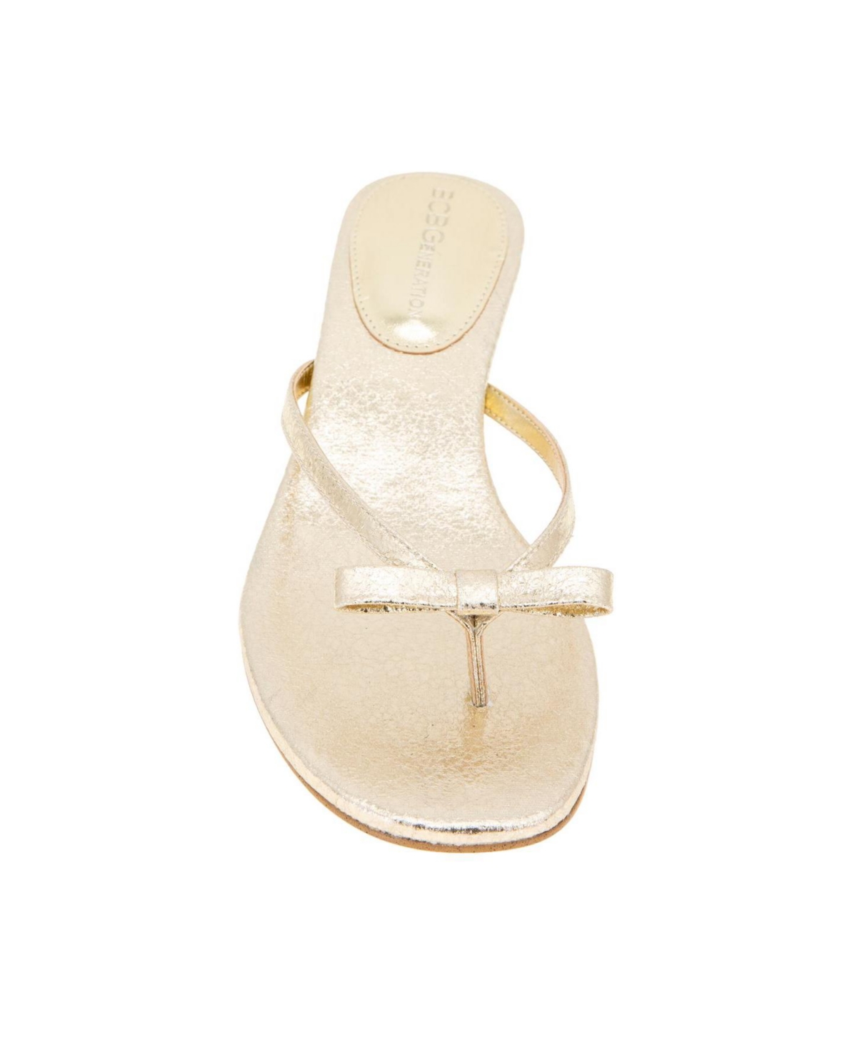 Bcbgeneration Zia Slide Sandal In Gold