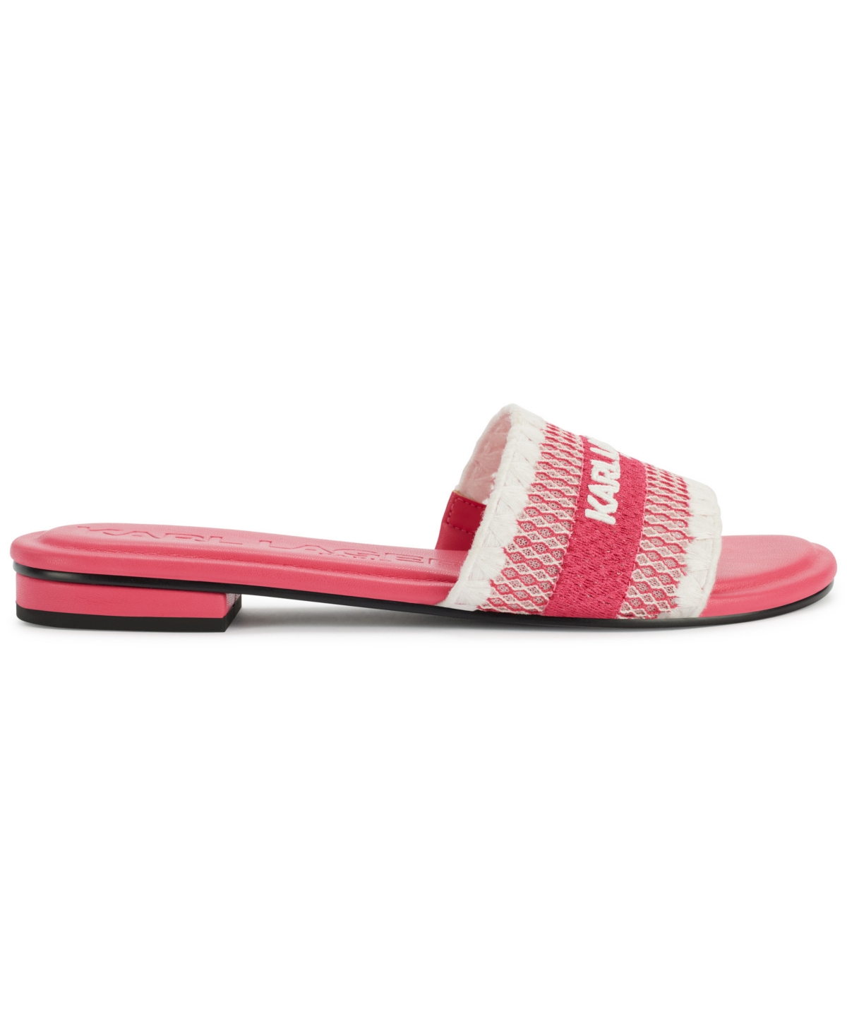 Karl Lagerfeld Cairra Slide Sandal In Teaberry