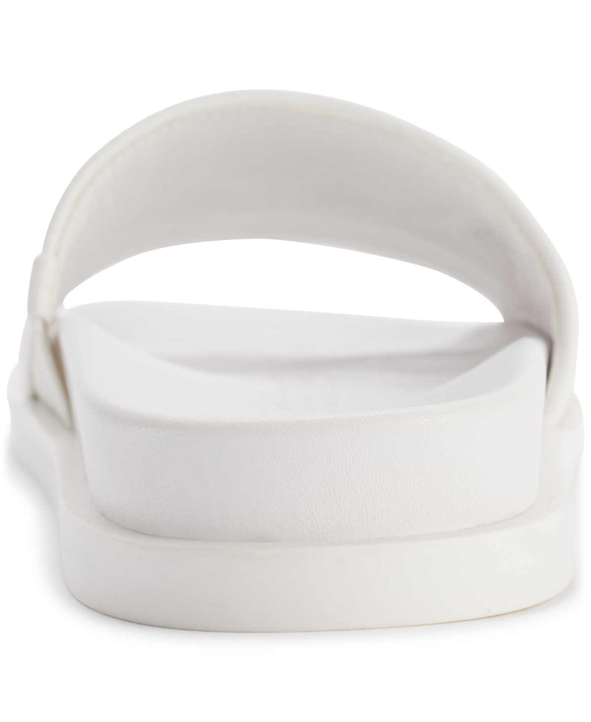 Karl Lagerfeld Paris Hazlet Slide Sandal In Natural,bright White