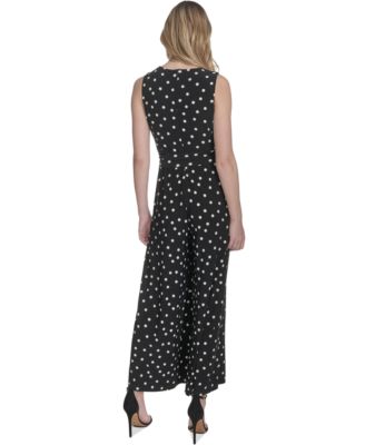 Женский комбинезон с прямыми штанинами в горошек от Tommy Hilfiger