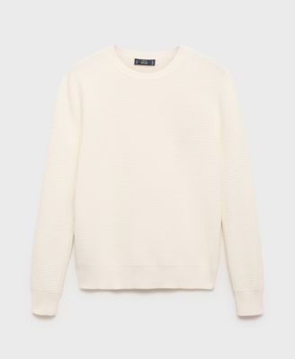 Мужской хлопчатобумажный свитер с плетением MANGO Mango 13990₽