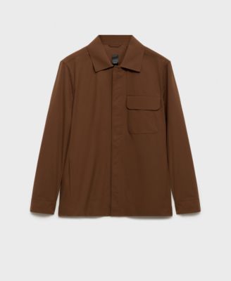 Мужская водоотталкивающая куртка MANGO Mango с карманами 34090₽