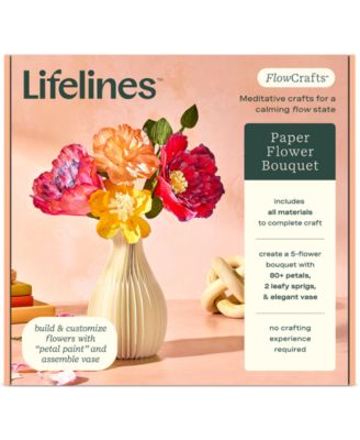 Lifelines - FlowCrafts Paper Flower Bouquet Crafting Kit