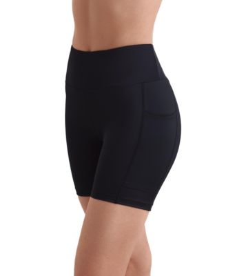 ShapeSolver от Mimi Flamingo - женские однотонные плавки-миди с поясом для йоги и короткими рукавами