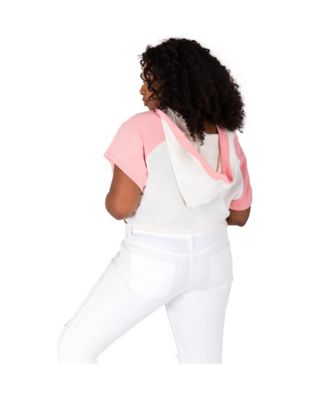 Толстовка с капюшоном и завязками на рукавах кимоно Poetic Justice Plus размера плюс