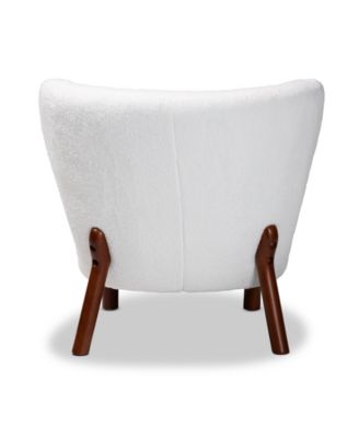 31" Upholstered Finished Wood Cabrera Modern and Contemporary Accent Chair