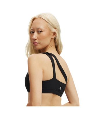 Женская ультрамягкая укороченная модель НА одно плечо ИЗ ХЛОПКА В рубчик