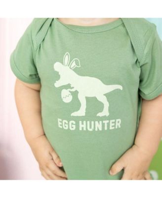 Baby Boys Egg Hunter Easter Short Sleeve Bodysuit