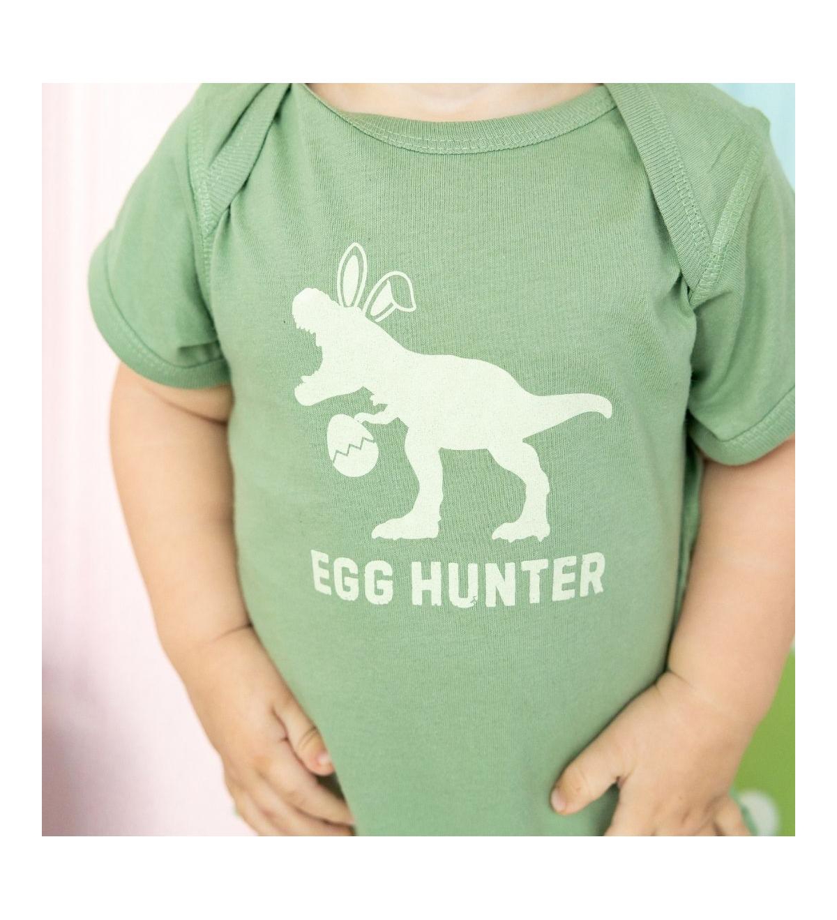 Sweet Wink Baby Boys Egg Hunter Easter Short Sleeve Bodysuit